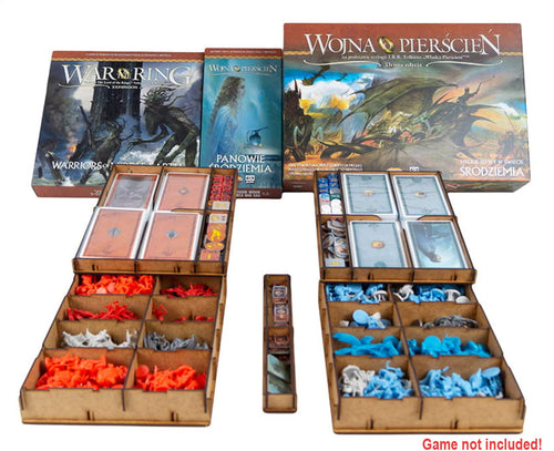 Box-Organizer für War of the Ring 2. Edition HDF Spieleinsatz