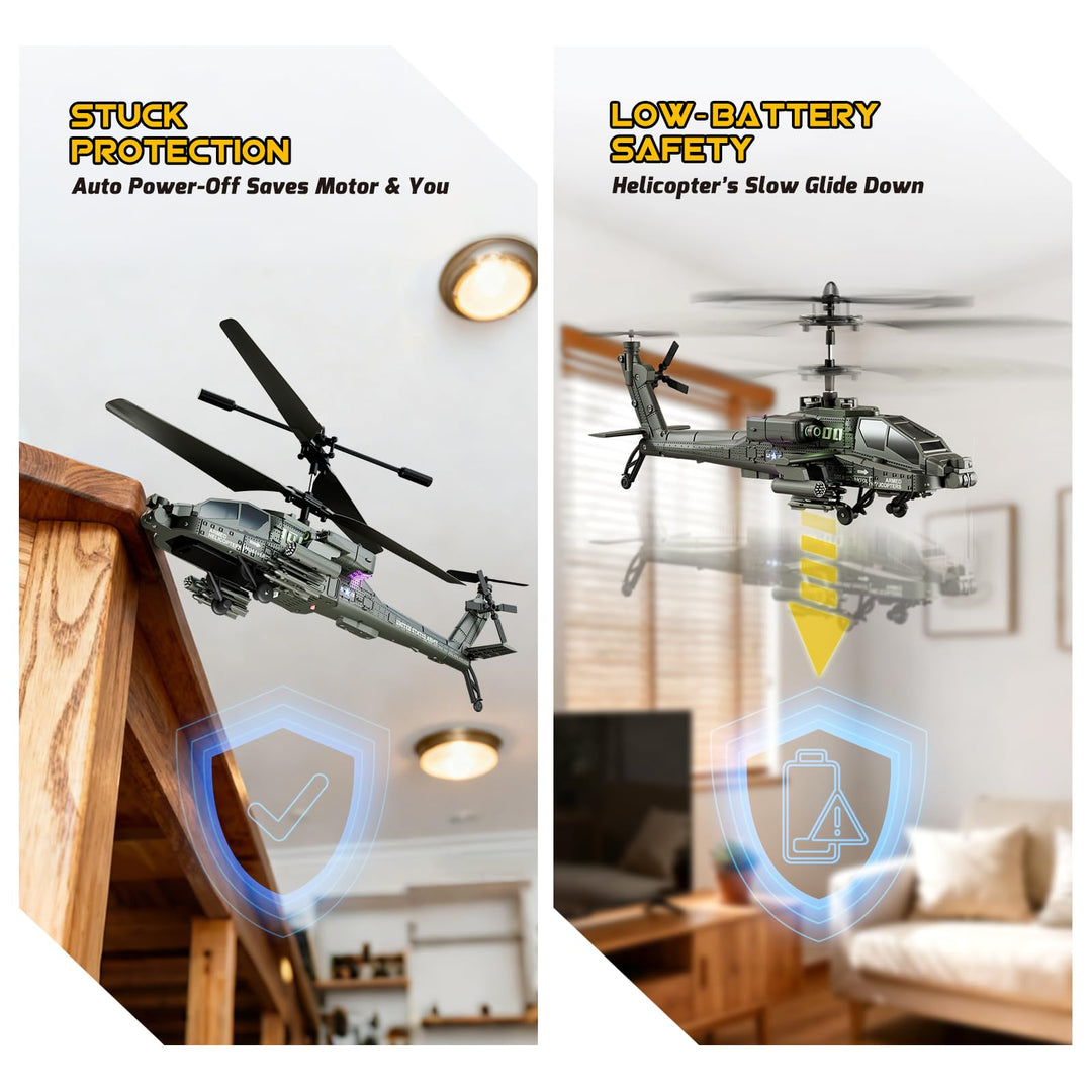 RC Helikopter mit Altitude Hold 2x Akku 20 Min Flugzeit ab 8 - Bild 6