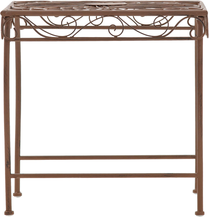 Beistelltisch Eisen Jugendstil ornamental für Garten und Balkon - Bild 5