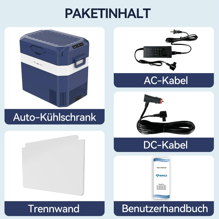 Kompressor-Kühlbox 30 L 12V/24V/230V mit Gefrierzone -18°C bis +15°C - Bild 7