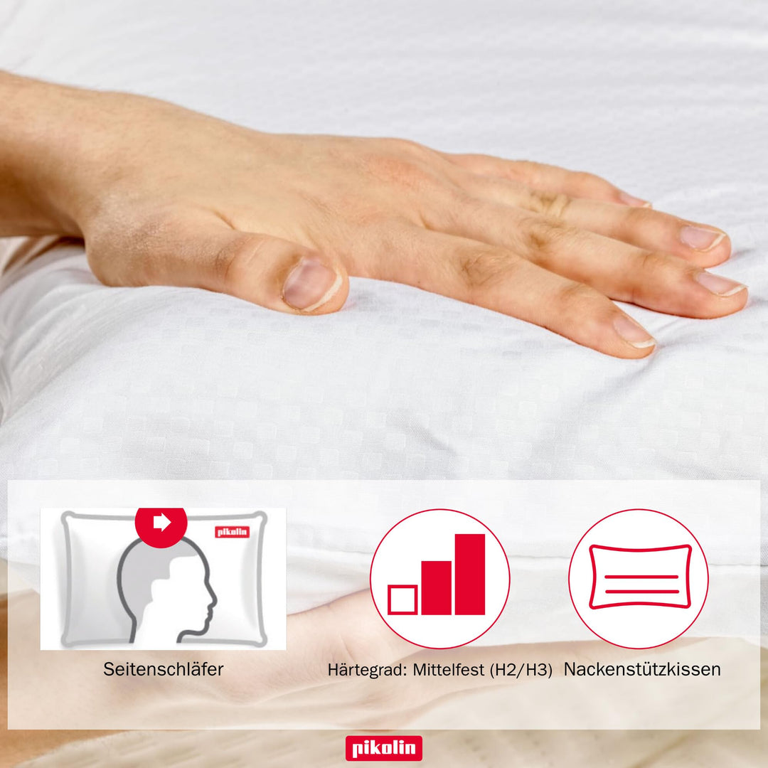 Memory-Foam-Kissen 60 cm ergonomisch mittelfest für alle Schlaftypen - Bild 3