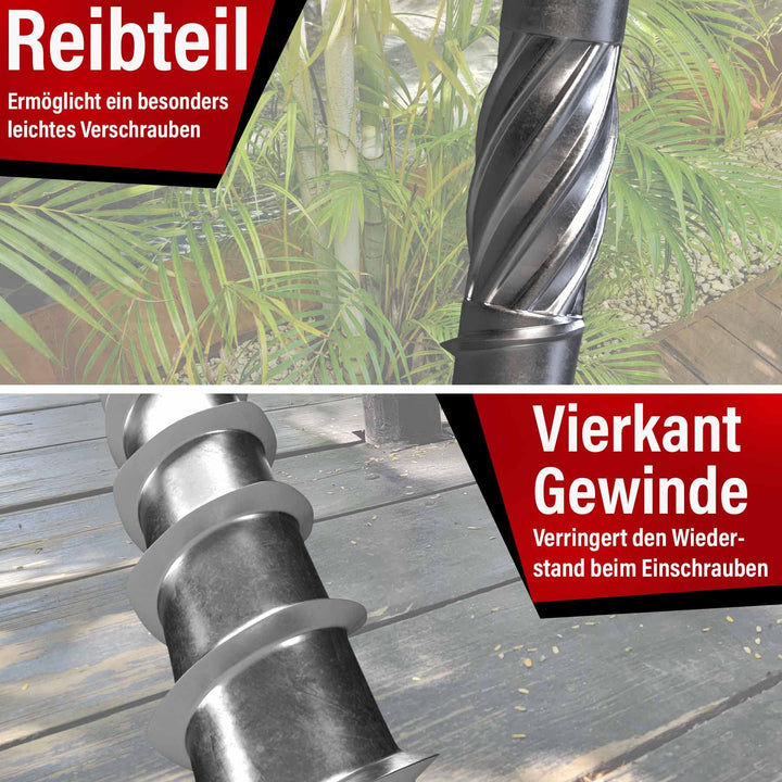Terrassenschrauben Edelstahl 5x60mm Torx 25 selbstschneidend 500 Stück - Bild 3