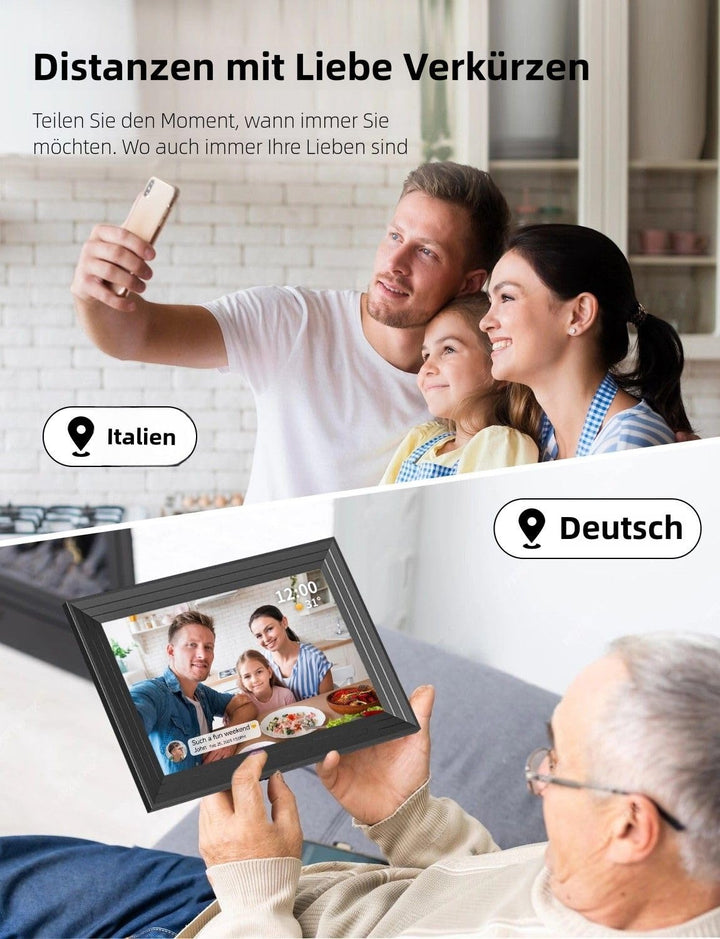 Digitaler Bilderrahmen WLAN 10,1 Zoll IPS 32GB Touchscreen - Bild 4