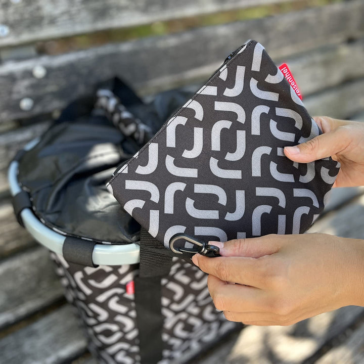 Fahrradkorb Lenker klappbar 15 L mit KlickFix-Kupplung, Schwarz - Bild 4