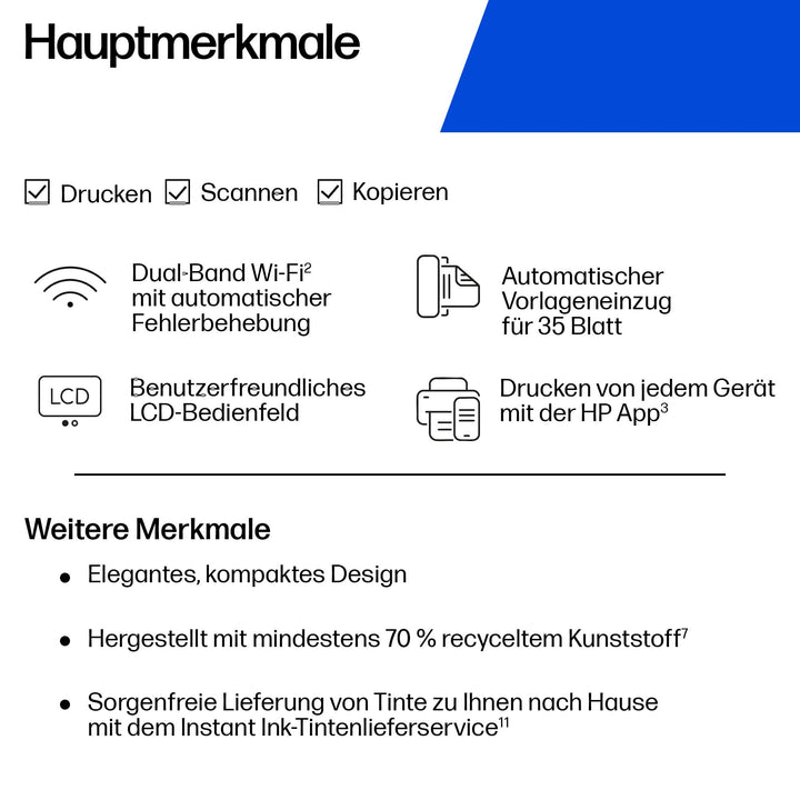 Multifunktionsdrucker WLAN mit Kopierer &amp; Scanner, ADF, 1200 dpi - Bild 5