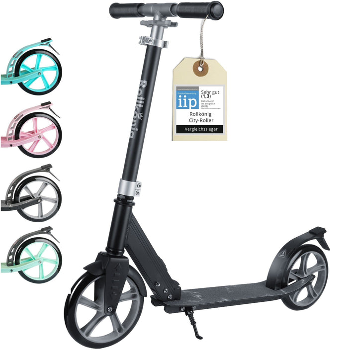 Faltbarer Cityroller mit grossen Rädern für Kinder &amp; Erwachsene bis 100 kg