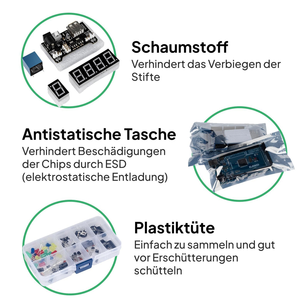 Elektronik Starter-Kit 200+ Bauteile kompatibel mit Arduino IDE - Bild 5