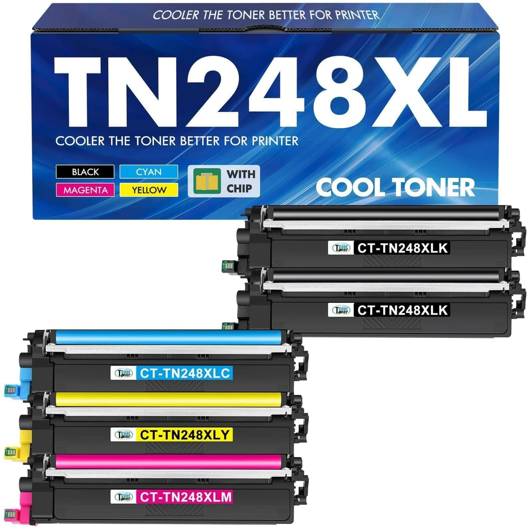 Toner 5er-Set XL kompatibel für Brother MFC DCP HL mit Chip
