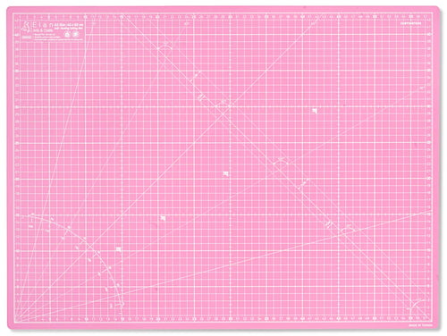 Schneidematte selbstheilend A2 45x60 cm Rosa 5-lagig Nähen Quilten