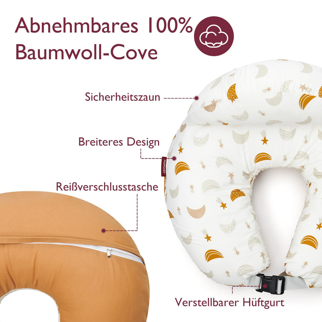 Stillkissen mit Sicherheitsumrandung Memory-Foam 53x65cm Seitenschläfer - Bild 7