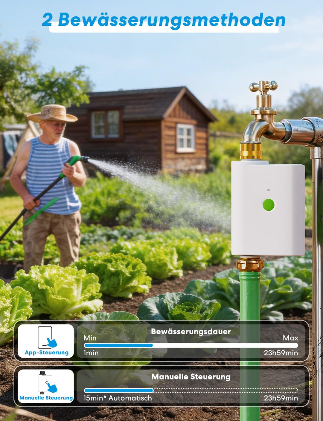 WLAN Bewässerungscomputer mit App-Steuerung Alexa HomeKit 2,4GHz - Bild 9
