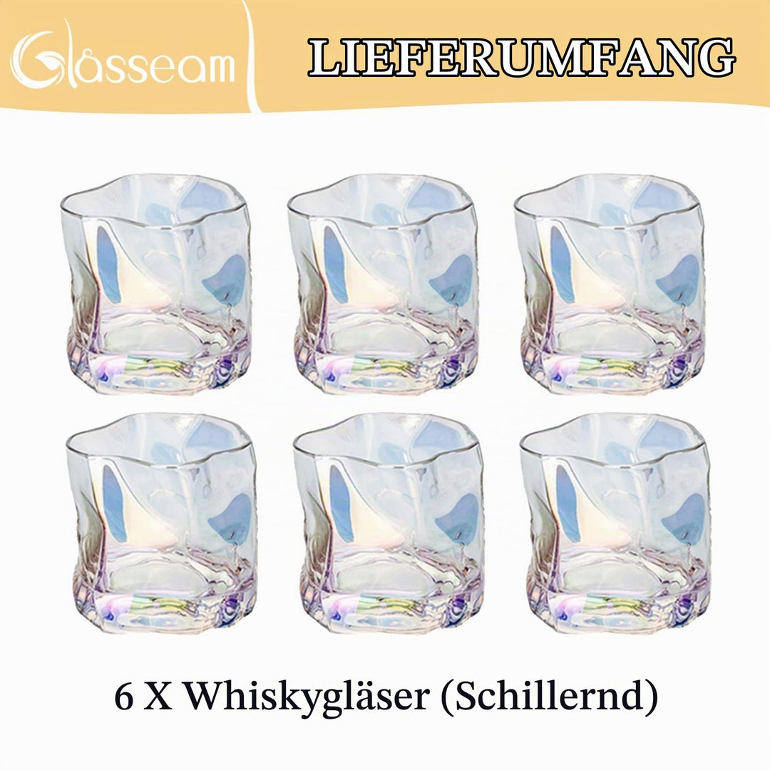 Whisky Tumbler Gläser 6er-Set mit Rillenstruktur für Bar &amp; Zuhause - Bild 6