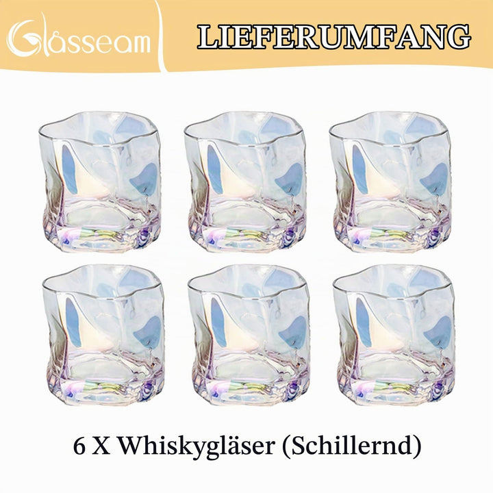 Whisky Tumbler Gläser 6er-Set mit Rillenstruktur für Bar &amp; Zuhause - Bild 6