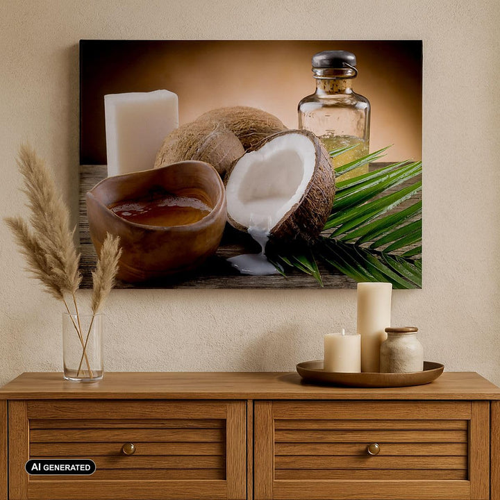 Leinwandbild Küche Gastronomie-Motiv 70x50cm aufhängefertig - Bild 3