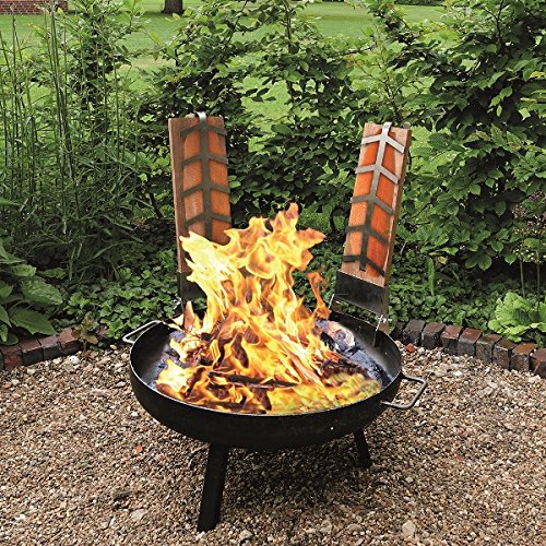 Schwenkgrill Set 4-in-1 mit Feuerschale 60cm Ø Emailletopf 15L - Bild 7