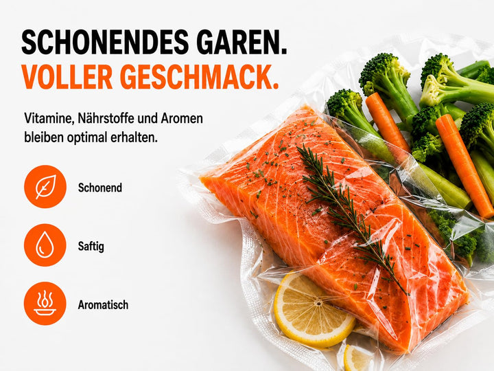 Sous Vide Garer 8,5L mit LCD-Display und Schongarfunktion