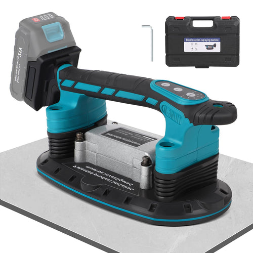 Fliesenrüttler 2-in-1 mit Saugnapf 30x16cm für 18V Akku
