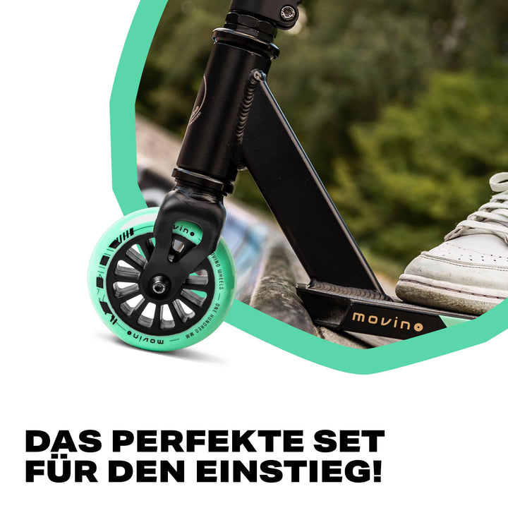 Stunt Scooter Aluminium-Deck 100mm ABEC-9 für Skatepark und Tricks - Bild 9