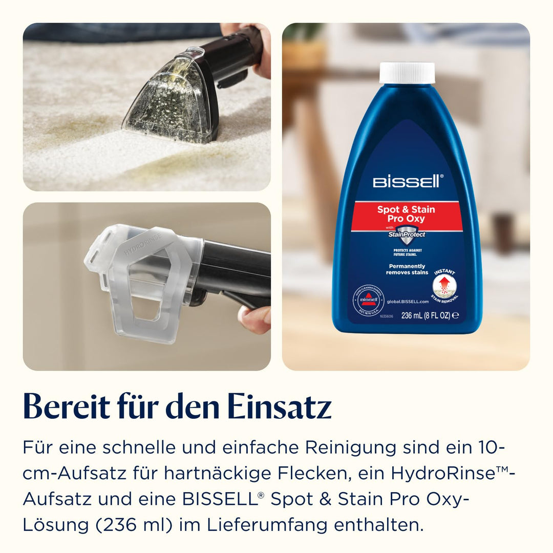 Teppich-Fleckenreiniger mit Hitzefunktion 1125W 16000 Pa Saugkraft