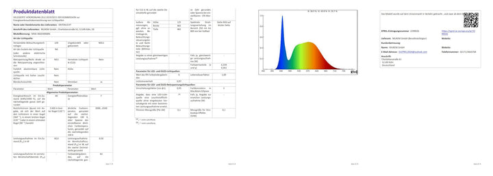 LED Deckenleuchte Holzoptik Geometrisch 40W dimmbar mit Fernbedienung - Bild 8