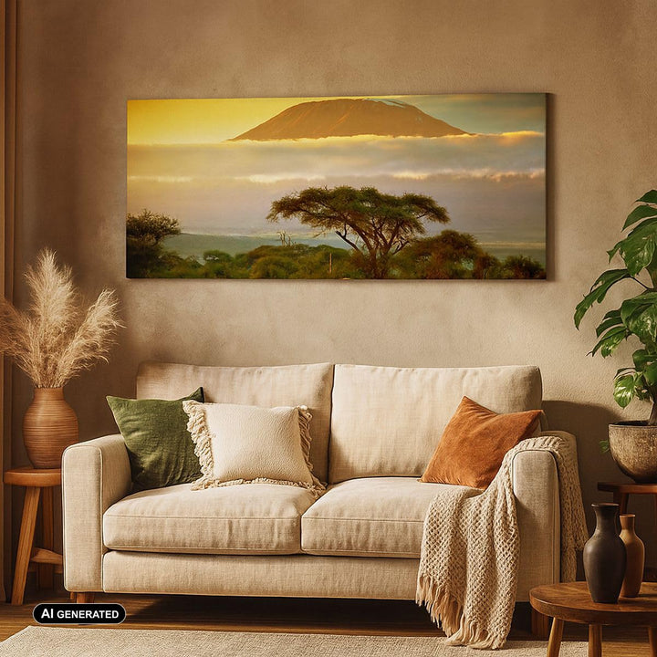 Leinwandbild Landschaft &amp; Natur 120x50cm aufhängefertig - Bild 3