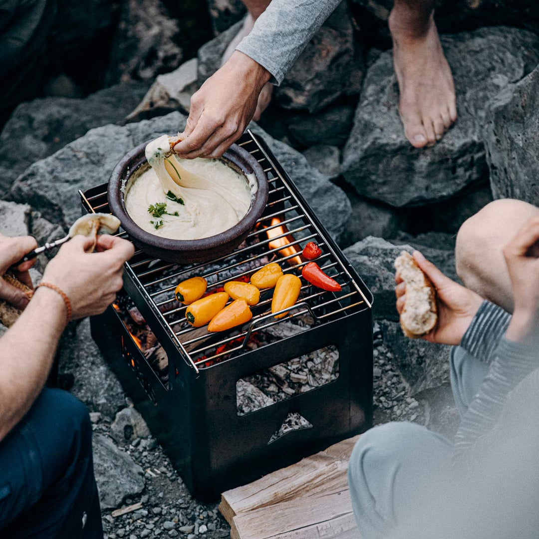 Grillrost Edelstahl eckig für BEER BOX Feuerkorb - Bild 6