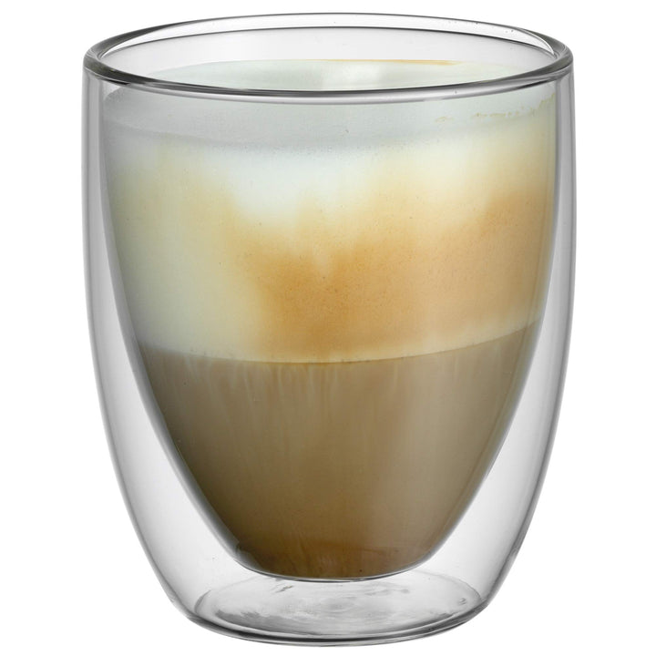 Doppelwandige Cappuccino Gläser 250ml Borosilikatglas 6er Set - Bild 4