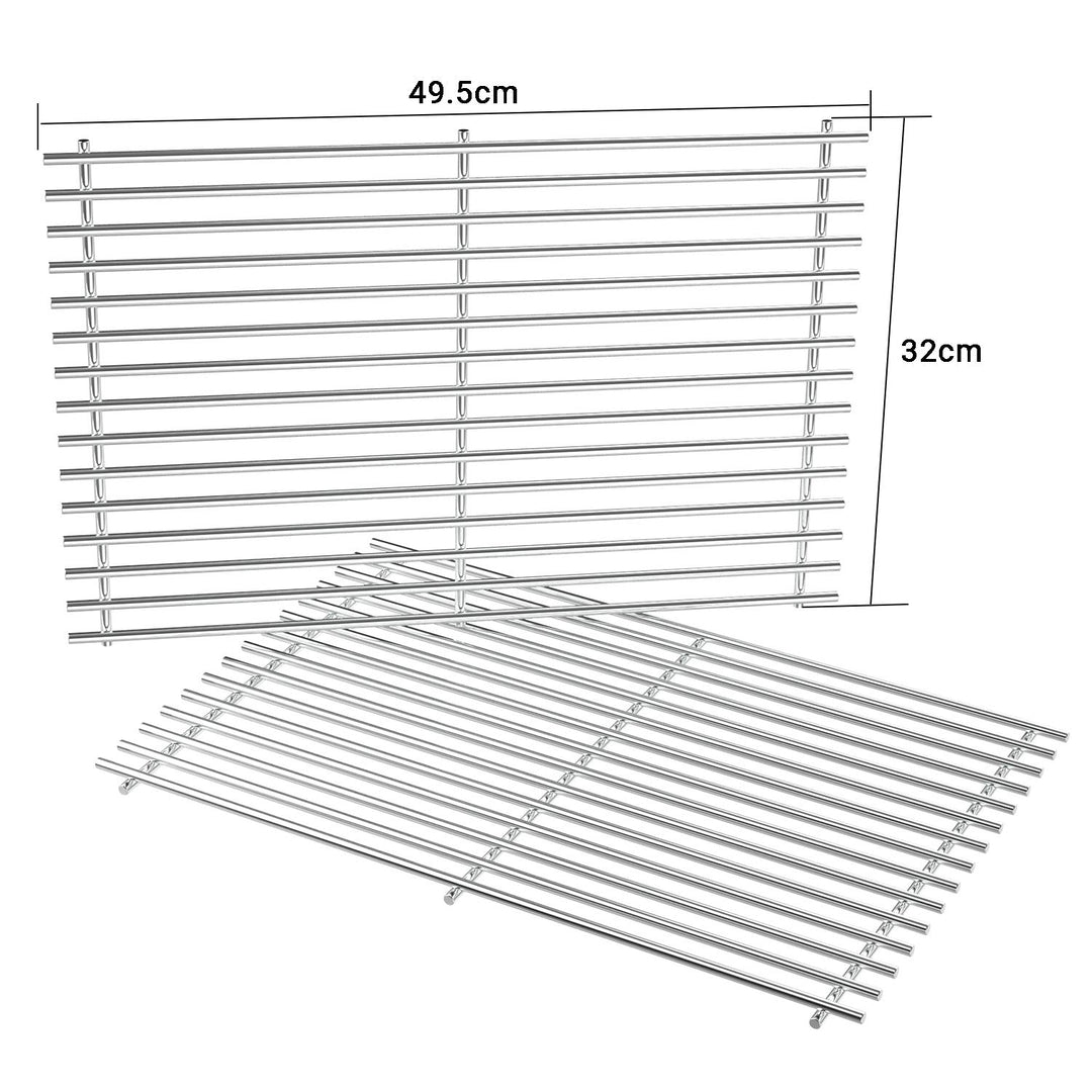 Grillrost Edelstahl 49,5x32cm für Weber Genesis 300 Serie, 2er-Set - Bild 2