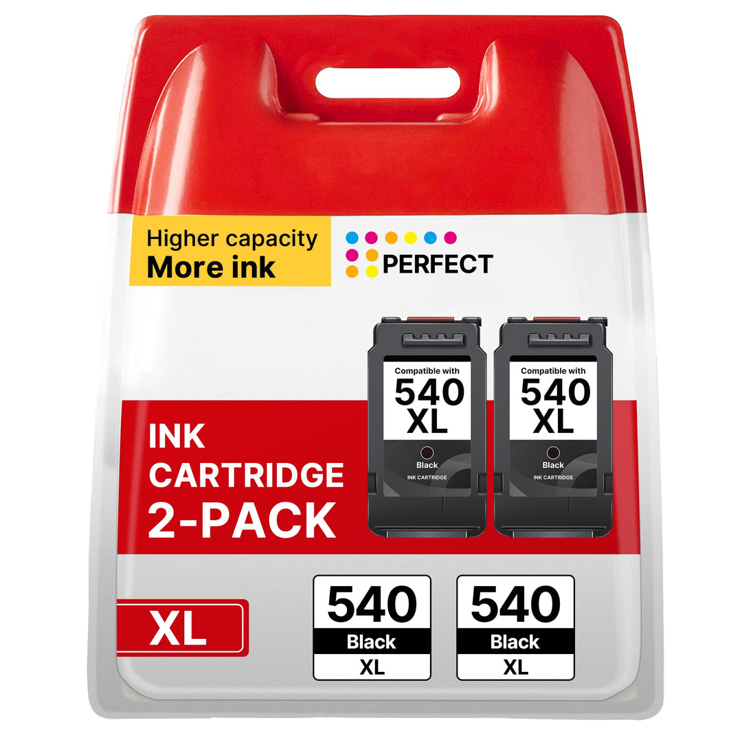 Druckerpatronen Schwarz kompatibel PG-540XL 2er-Pack für Canon PIXMA