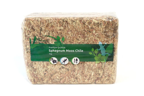Torfmoos Sphagnum Chile 1 kg ergibt 50 Liter langfaserig