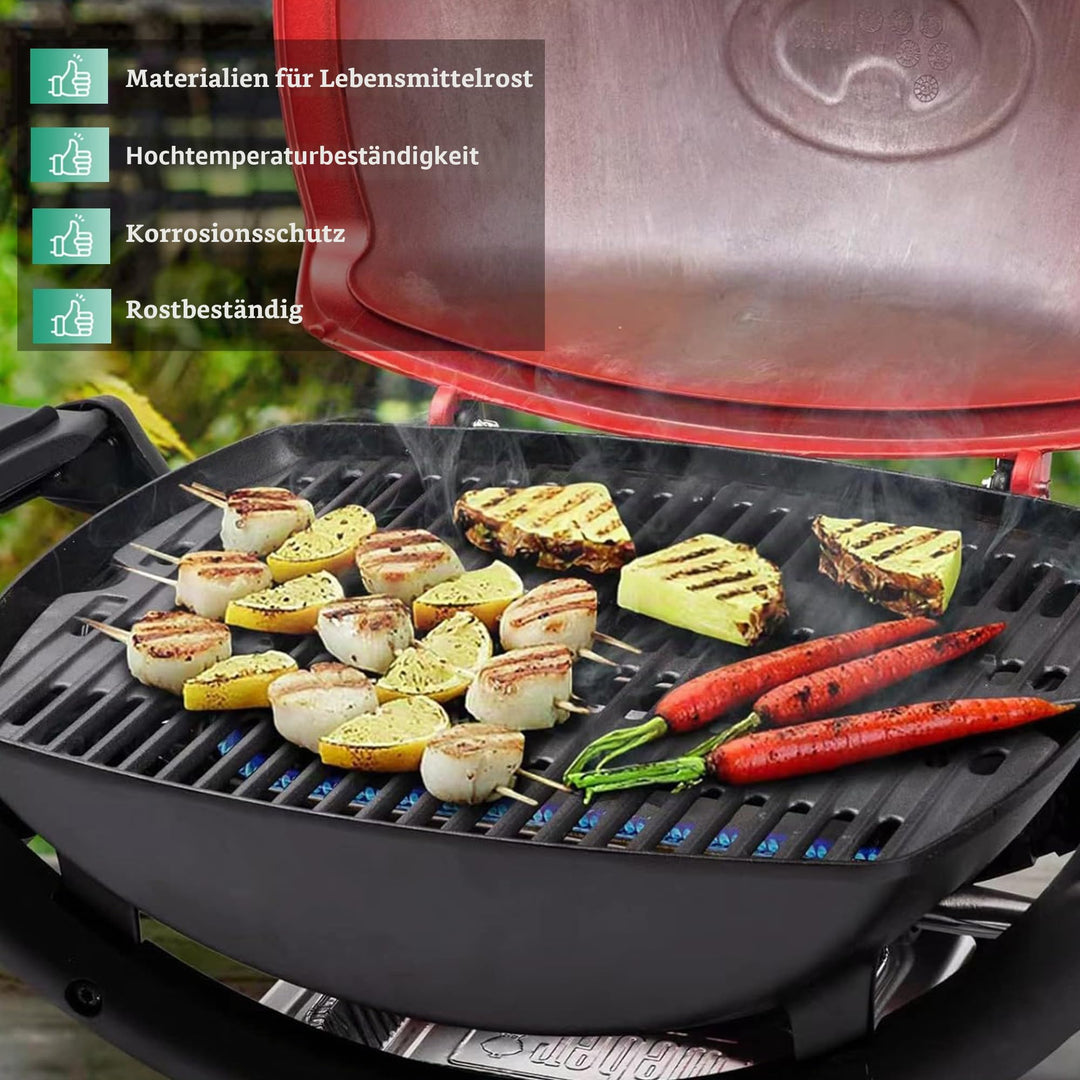 Gusseisen Grillrost für Weber Q300 Q320 Q3000 Q3200 2er-Set - Bild 6