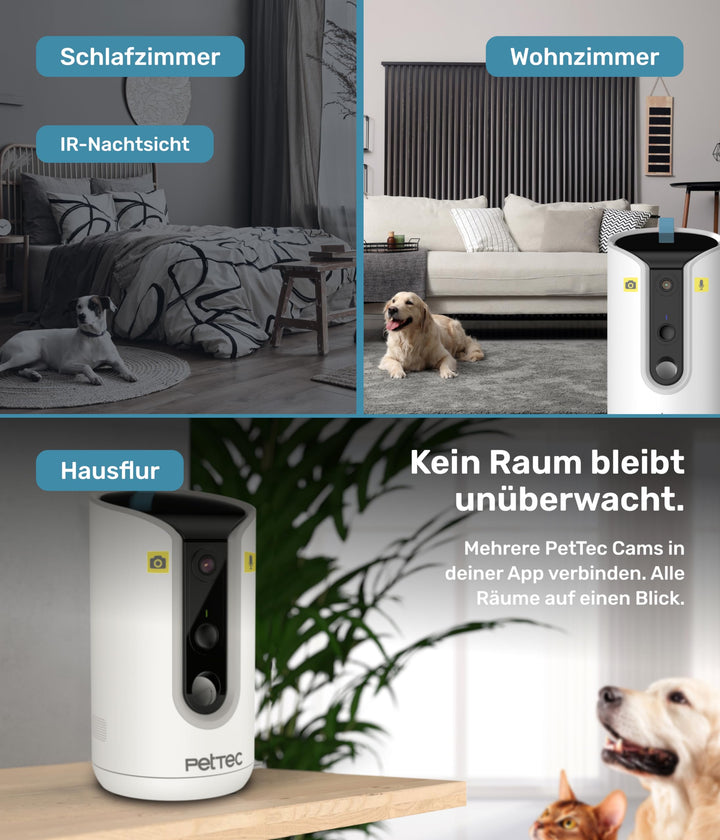 Haustierkamera 360° mit Futterspender und Leckerliauswurf App-gesteuert - Bild 6