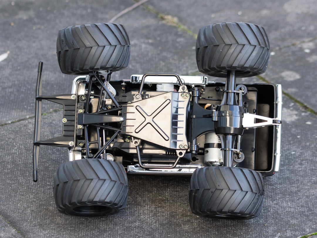 RC Monster Truck Bausatz 1:12 Schwarze Edition mit Wheelie-Bar - Bild 5