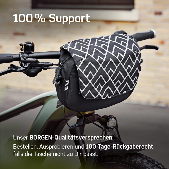 Lenkertasche Fahrrad KLICKfix 5 L wasserabweisend mit Reflektor - Bild 7