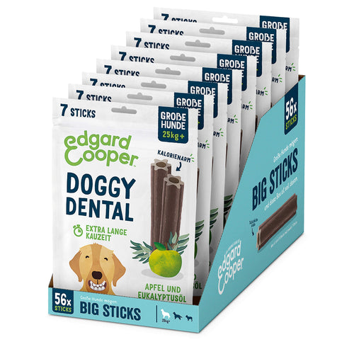 Dental Sticks Hund gross Eukalyptus & Apfel 8x7 Kausticks