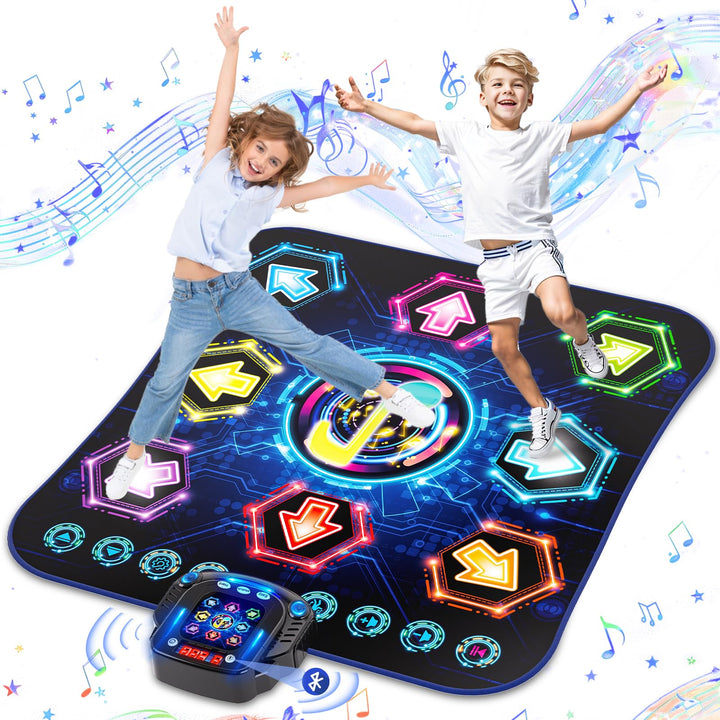 Tanzmatte Kinder leuchtend Bluetooth 8 Tasten 4 Spielmodi 27 Level