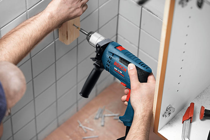 Schlagbohrmaschine kabelgebunden 1-Gang 600W für Mauerwerk und Holz - Bild 3