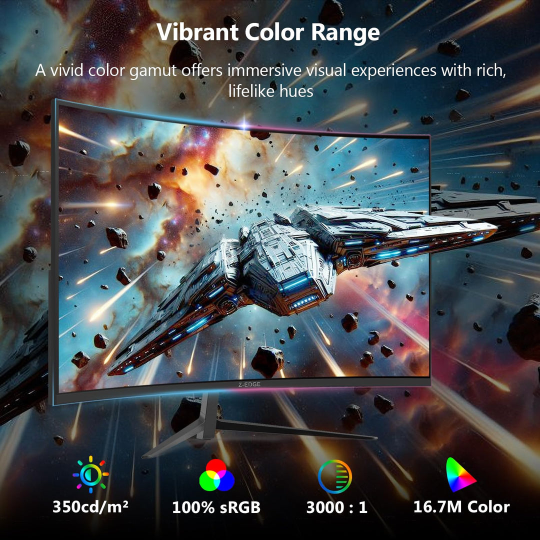 Curved Gaming Monitor 27 Zoll VA 180Hz 1ms FHD FreeSync - Bild 5