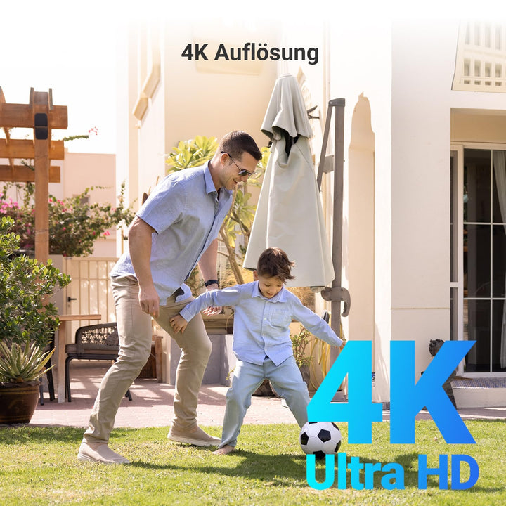 Outdoor-Überwachungskamera 4K PTZ Solar 360° mit 10400 mAh Akku - Bild 4