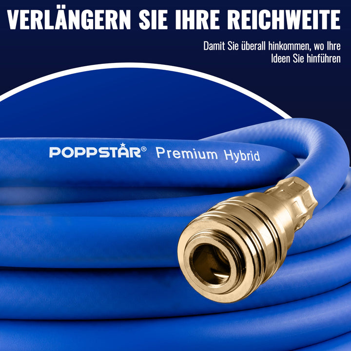 Druckluftschlauch 30m Hybrid-PVC 20 bar mit NW7,2 Schnellkupplung - Bild 5