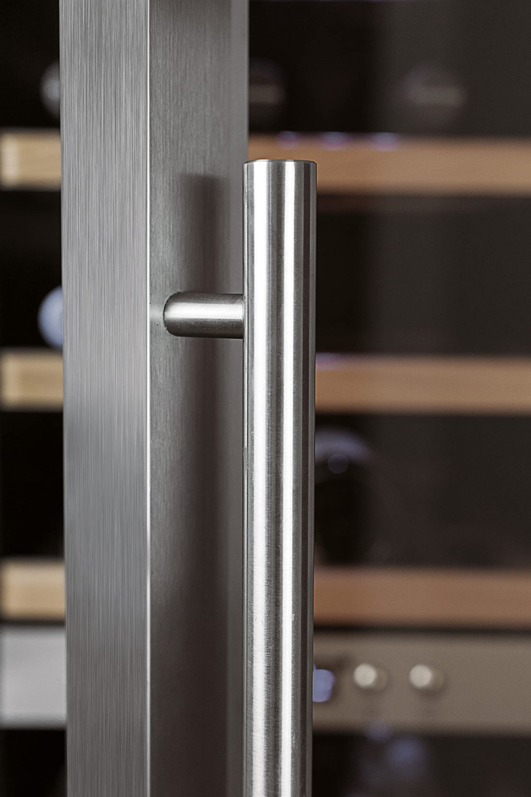 Weinkühlschrank 66 Flaschen 2 Zonen App-Steuerung Edelstahl - Bild 4