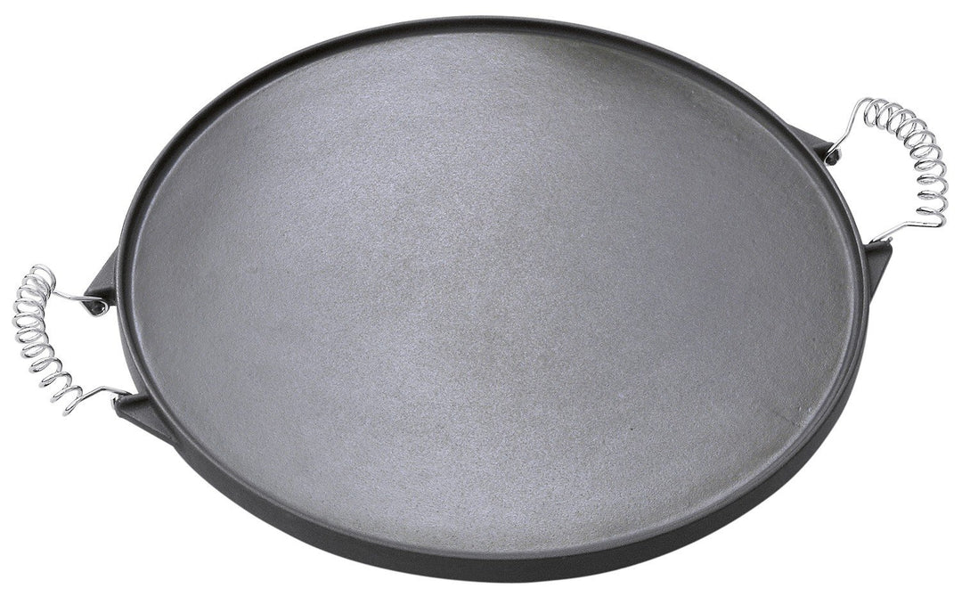 Gusseisengrillplatte rund Ø 39,5 cm beidseitig für Gasgrill - Bild 2