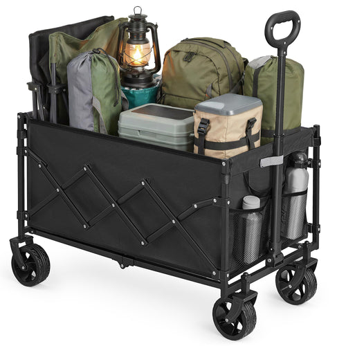 Bollerwagen faltbar 150 L, 150 kg, Stahl + Oxford-Gewebe