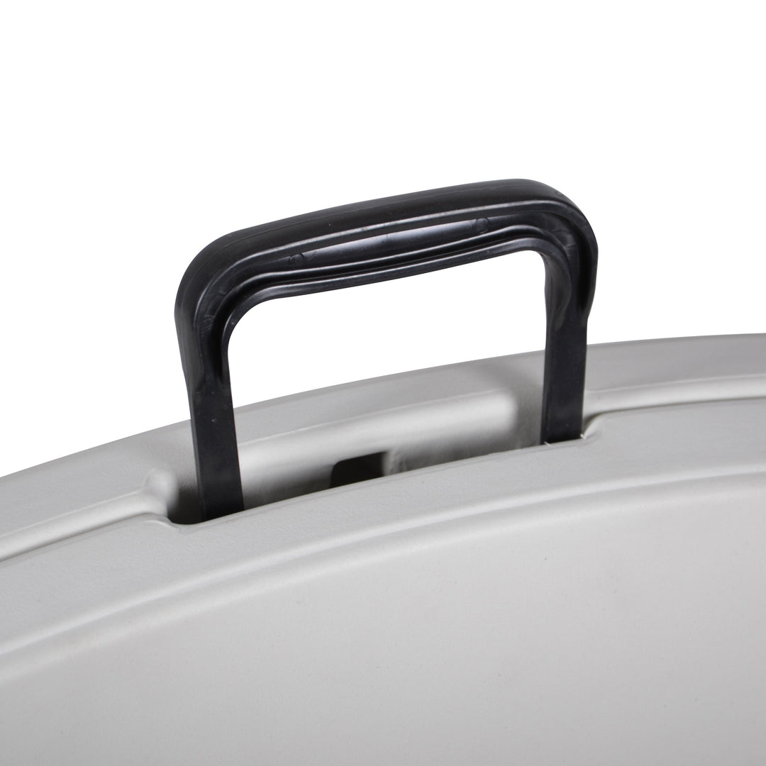 Klapptisch rund 160 cm Weiss Metall-Hartplastik fuer 8 Personen - Bild 5