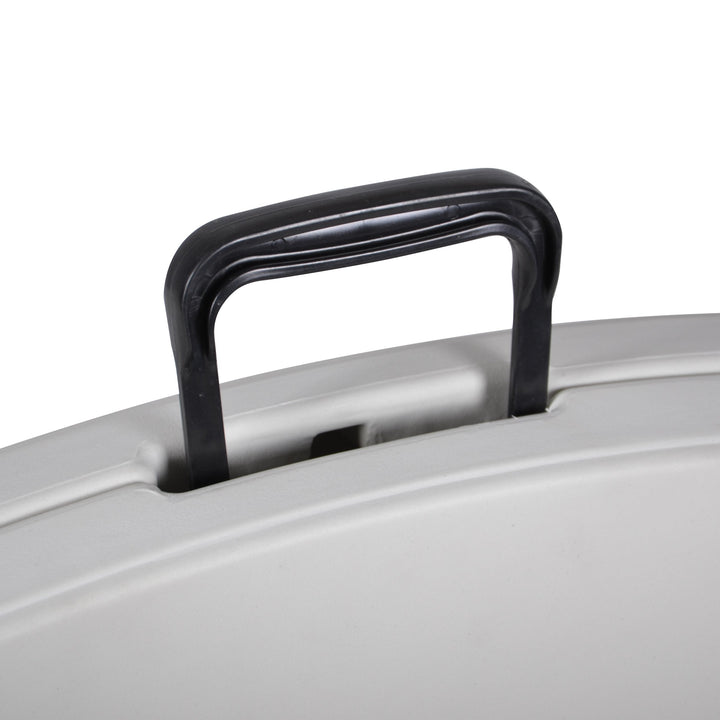 Klapptisch rund 160 cm Weiss Metall-Hartplastik fuer 8 Personen - Bild 5
