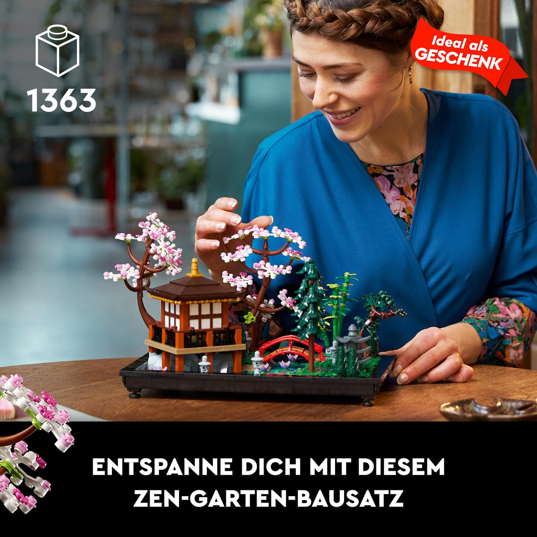 Klemmbausteine Zen-Garten japanisch inspiriert 1363 Teile Erwachsene - Bild 2