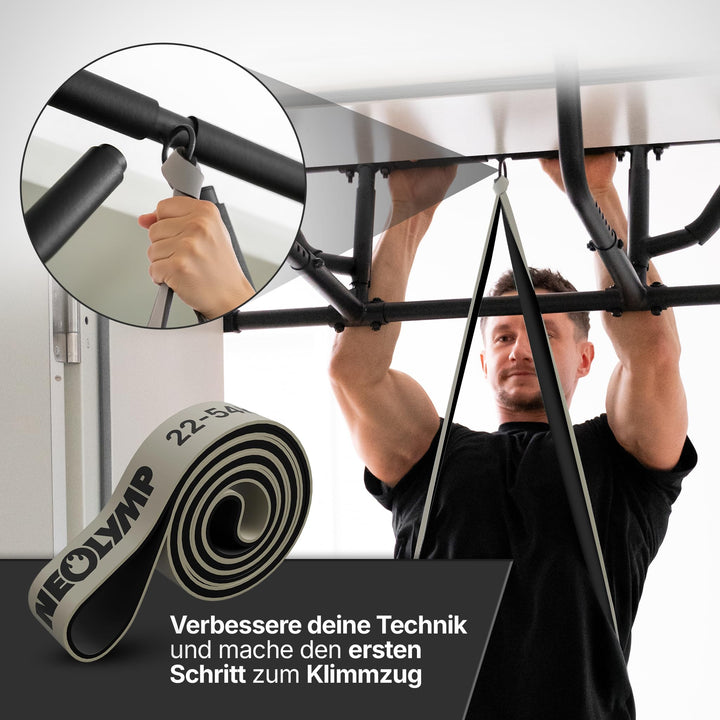 Klimmzugstange Türrahmen ohne Schrauben 150 kg Tragkraft höhenverstellbar - Bild 8