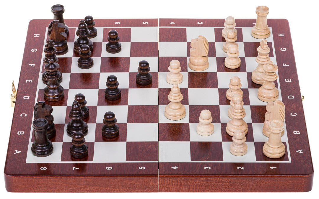 Schachspiel Holz magnetisch mit Schatulle 27x27 cm - Bild 5