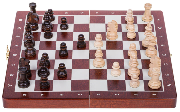 Schachspiel Holz magnetisch mit Schatulle 27x27 cm - Bild 5