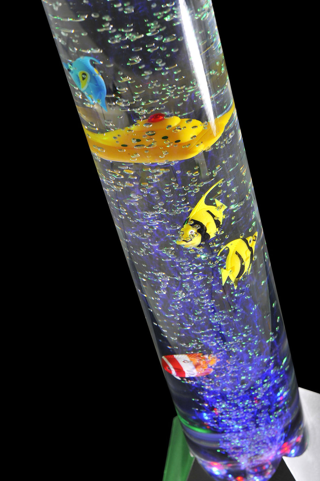 LED Wassersäule 120cm RGB-Farbwechsel mit Fischen Bubble Tube - Bild 8